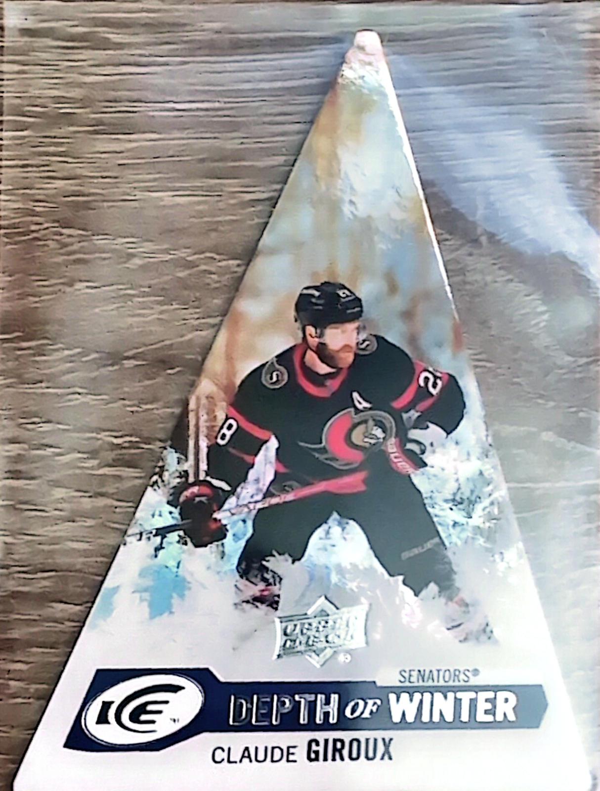 Claude Giroux #DW-8 Hockey Cards 2023 Upper Deck Ice Hockey Depth of Winter
