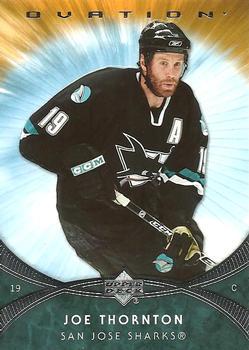 Joe Thornton #159 2007 Upper Deck Ovation Hockey