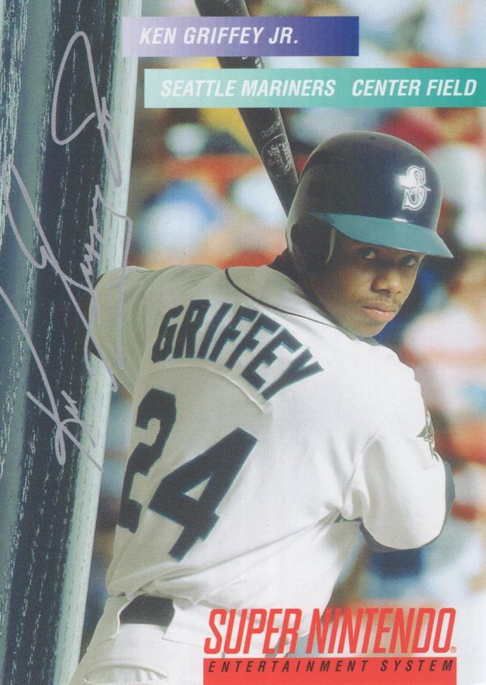 Ken Griffey Jr Baseball Cards 1994 Super Nintendo Ken Griffey