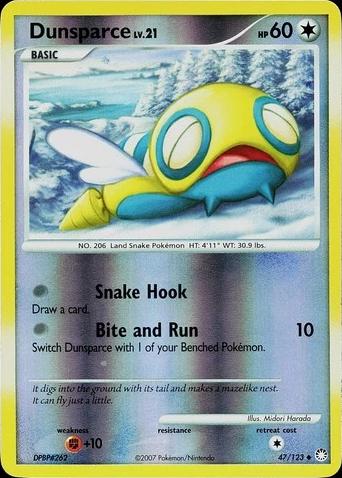 Dunsparce [Reverse Holo] #47 Prices | Pokemon Mysterious Treasures | Pokemon  Cards