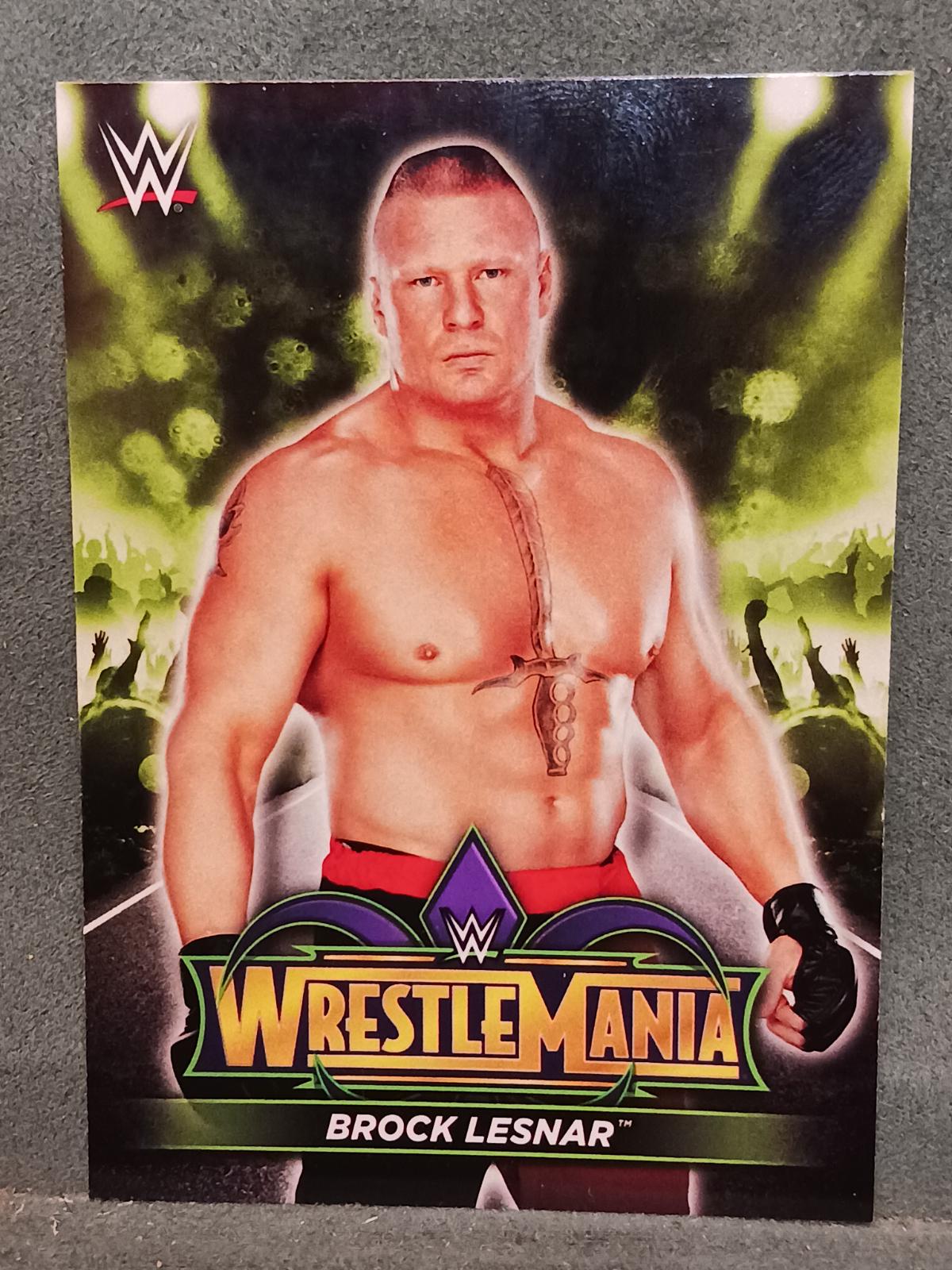 Brock Lesnar #R-2 Wrestling Cards 2018 Topps WWE Road To Wrestlemania 34 Roster