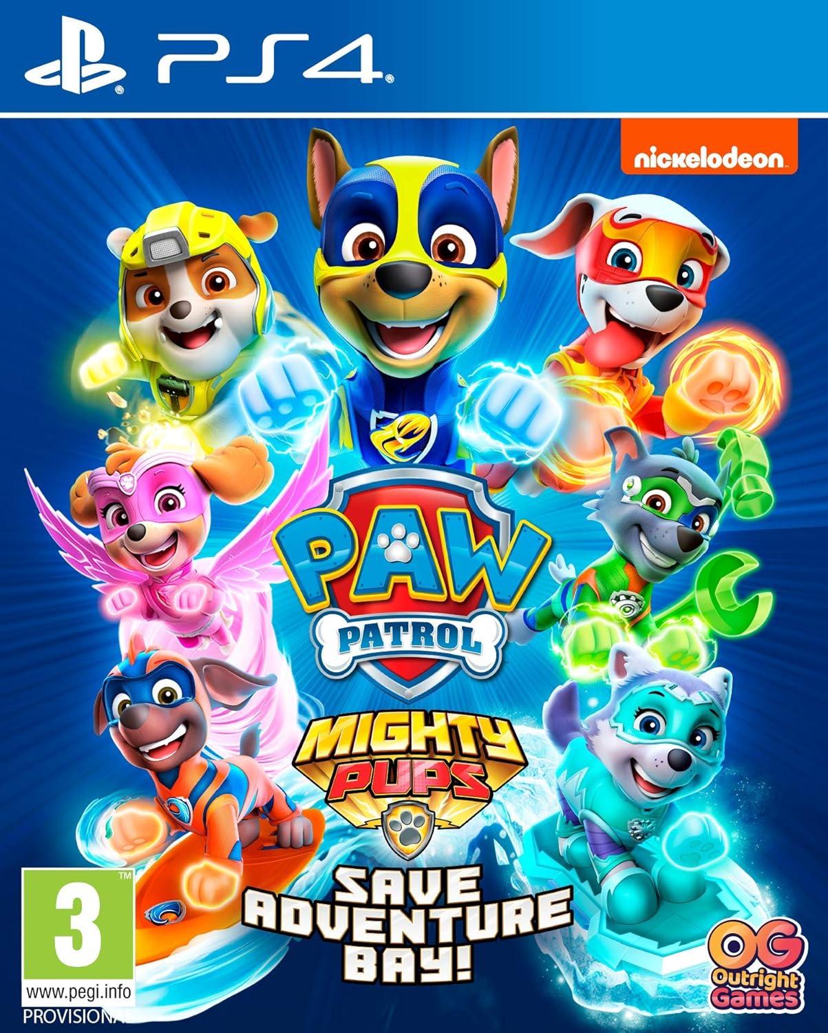 Paw Patrol: Mighty Pups Save Adventure Bay PAL Playstation 4