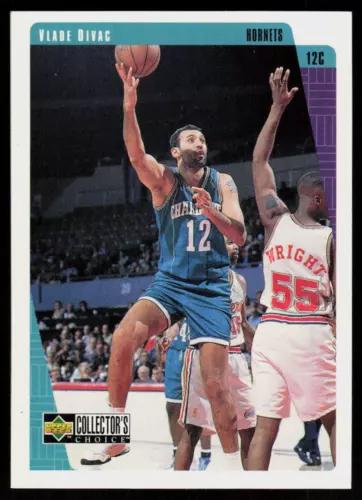 Vlade Divac #11 Basketball Cards 1997 Collector's Choice