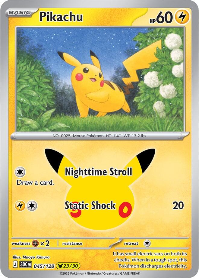 2026 Pikachu #45