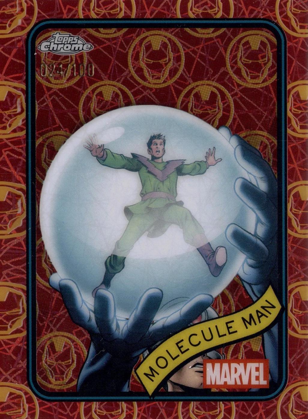 Molecule Man Iron Man Red & Gold Lazer Refractor