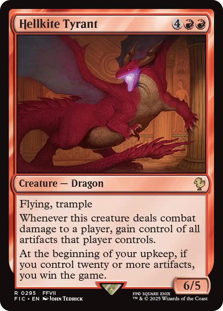 Hellkite Tyrant [Foil] (Magic Final Fantasy Commander)