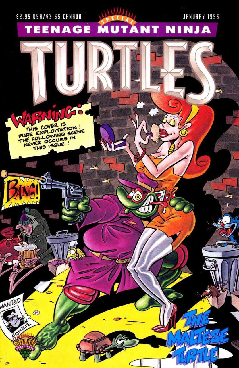Teenage Mutant Ninja Turtles: The Maltese Turtle #1 (1993) Comic Books Teenage Mutant Ninja Turtles: The Maltese Turtle