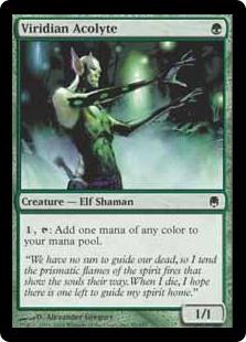 Viridian Acolyte (Magic Darksteel)