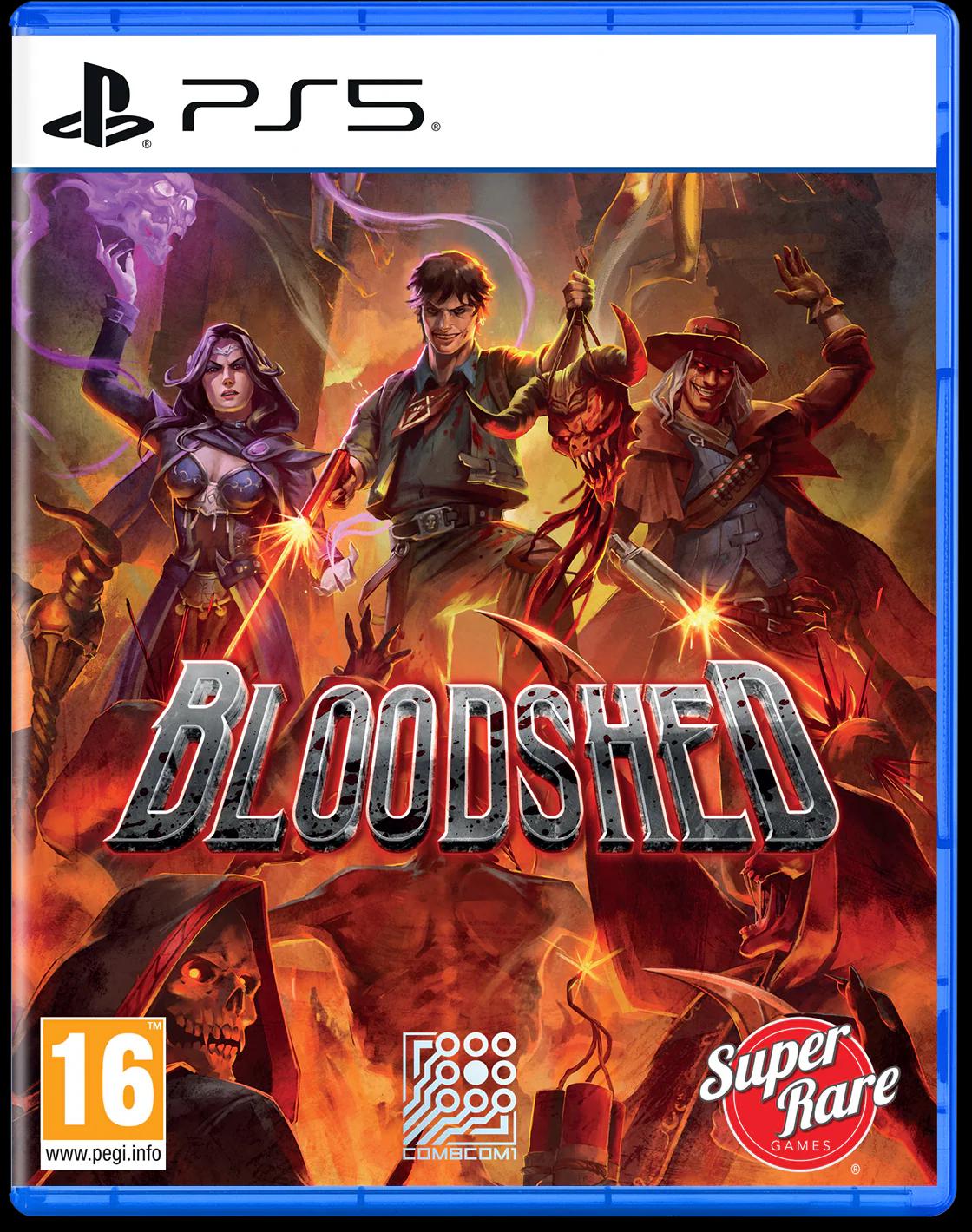 Carátula de Bloodshed para PS5 (edición PAL España)