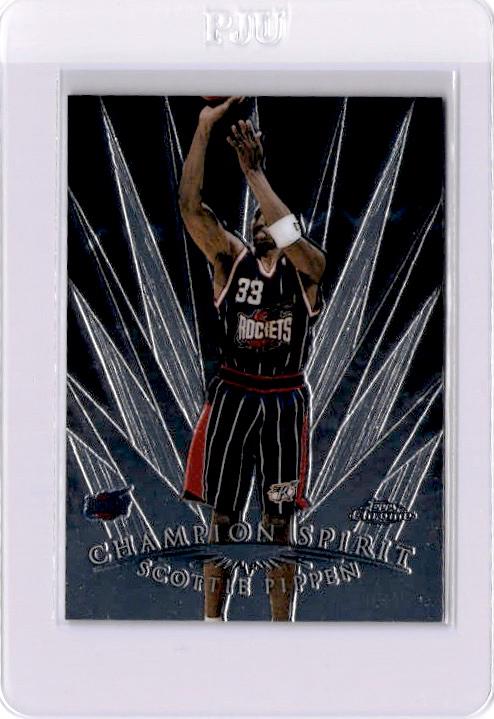Scottie Pippen #C7 Basketball Cards 1998 Topps Chrome Champion Spirit