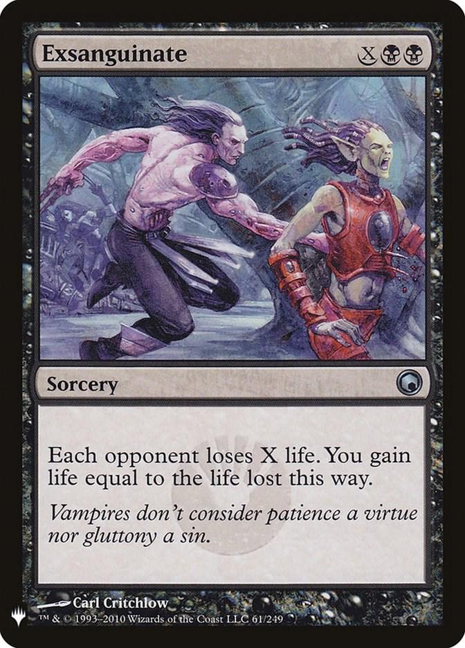 Exsanguinate (Magic The List Reprints)