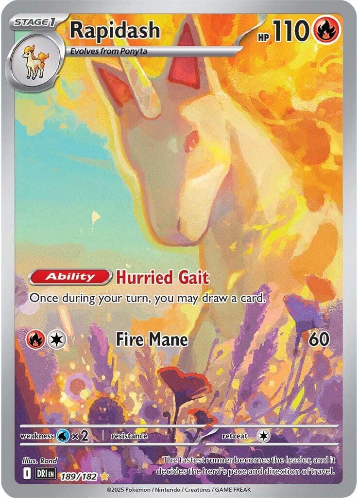 Rapidash #189 Pokemon Destined Rivals