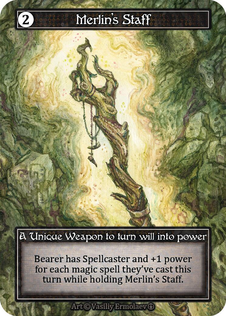 Merlin's Staff [Foil] Prices | Sorcery: Contested Realms Arthurian Legends