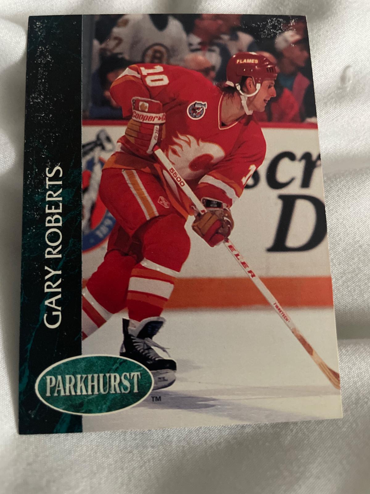 Gary Roberts #22 Hockey Cards 1992 Parkhurst