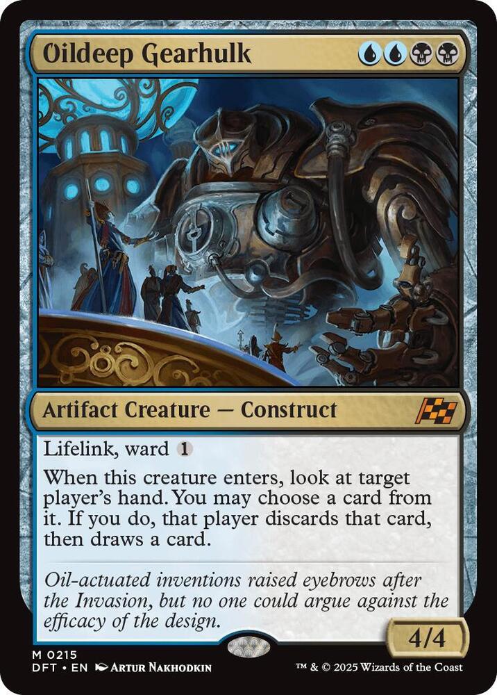 Oildeep Gearhulk [Foil] (Magic Aetherdrift)
