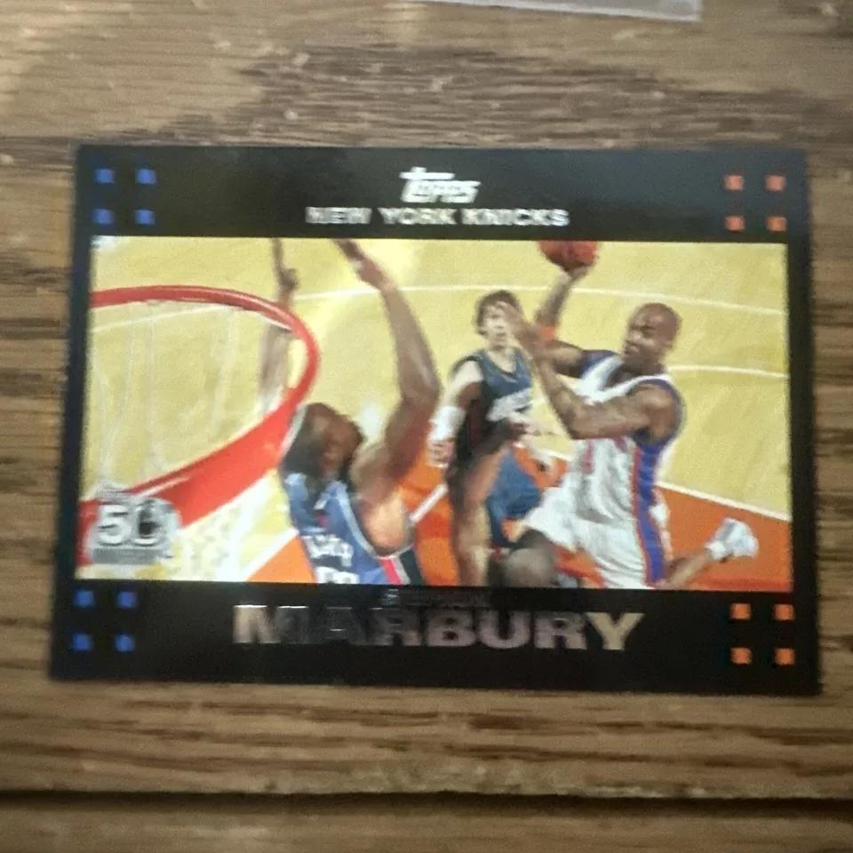Stephon Marbury #69 Basketball Cards 2007 Topps 50th Anniversary