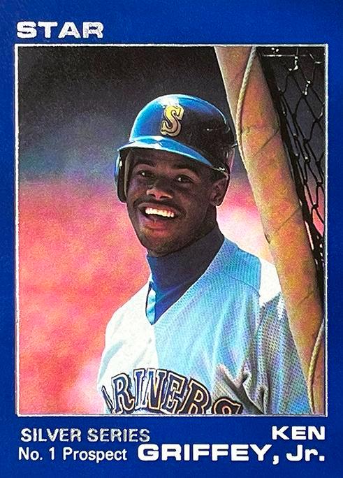 Ken Griffey Jr. #96 Baseball Cards 1990 Star Silver Edition