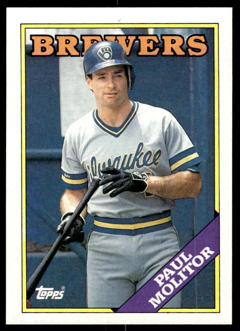 Paul Molitor #465 Baseball Cards 1988 Topps