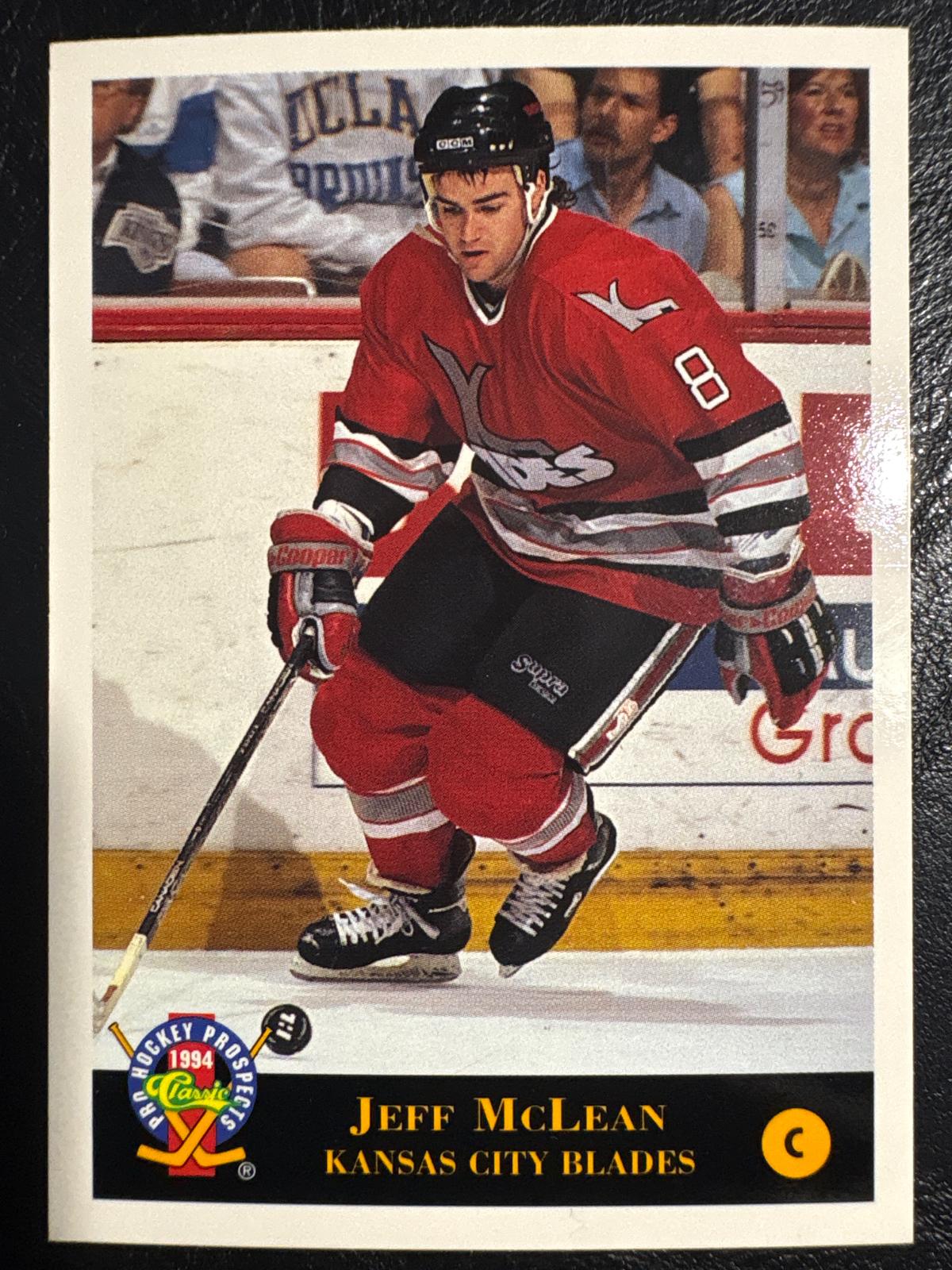 Jeff McLean #139 1994 Classic Pro Hockey Prospects