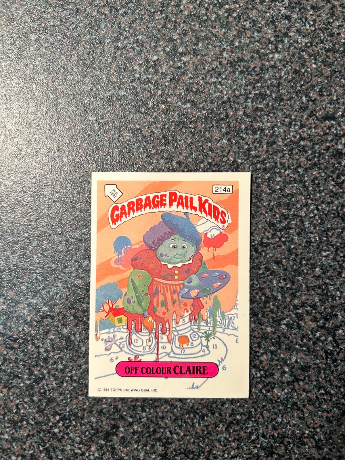 Off Colour Claire #214A Prices | Garbage Pail Kids 1986 Mini | GPK
