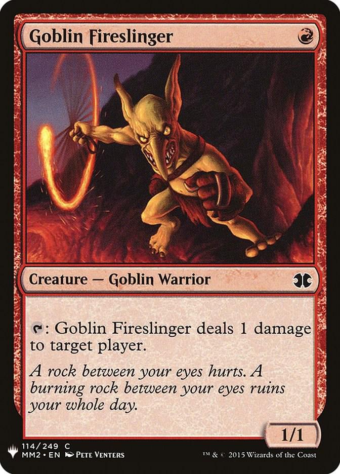 Goblin Fireslinger (Magic The List Reprints)