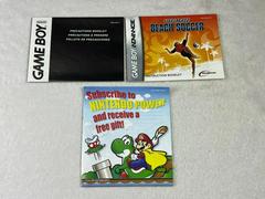 Game Manual And Inserts | Ultimate Beach Soccer GameBoy Advance