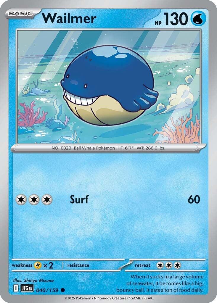 Wailmer #40 Pokemon Journey Together