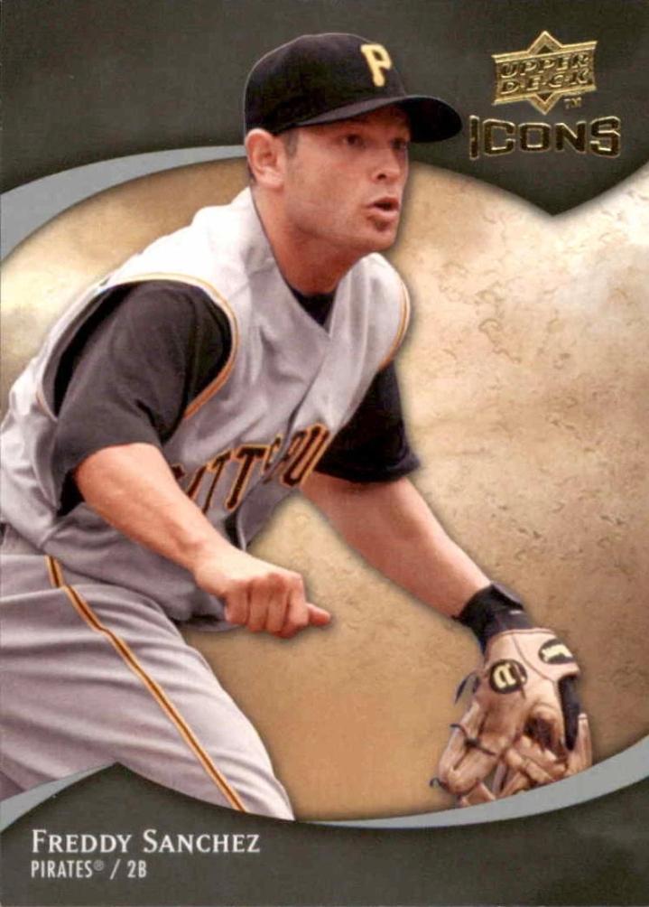 Freddy Sanchez #45 Baseball Cards 2009 Upper Deck Icons