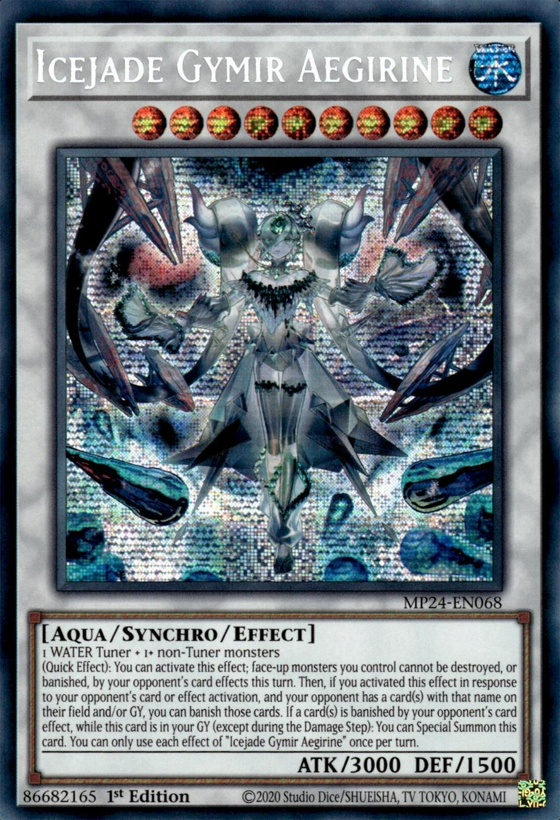 Icejade Gymir Aegirine MP24-EN068 YuGiOh 25th Anniversary Tin: Dueling Mirrors