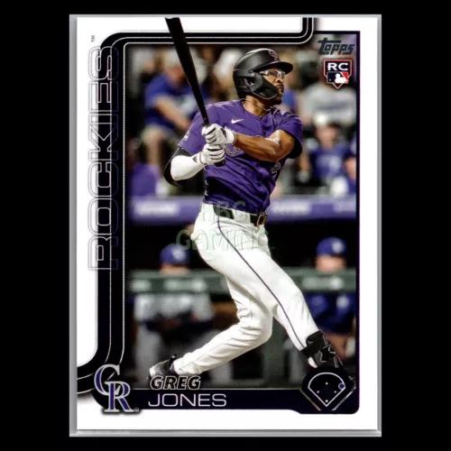Greg Jones #36 Baseball Cards 2025 Topps