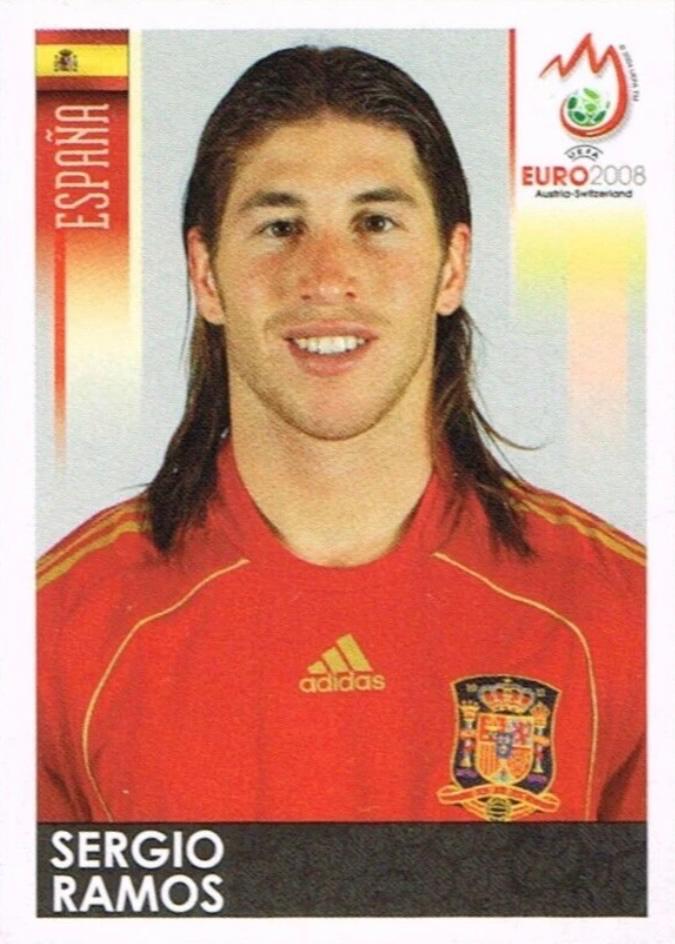 Sergio Ramos #420 2008 Panini UEFA Euro Sticker