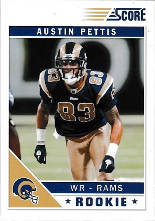 Austin Pettis #309 Football Cards 2011 Panini Score