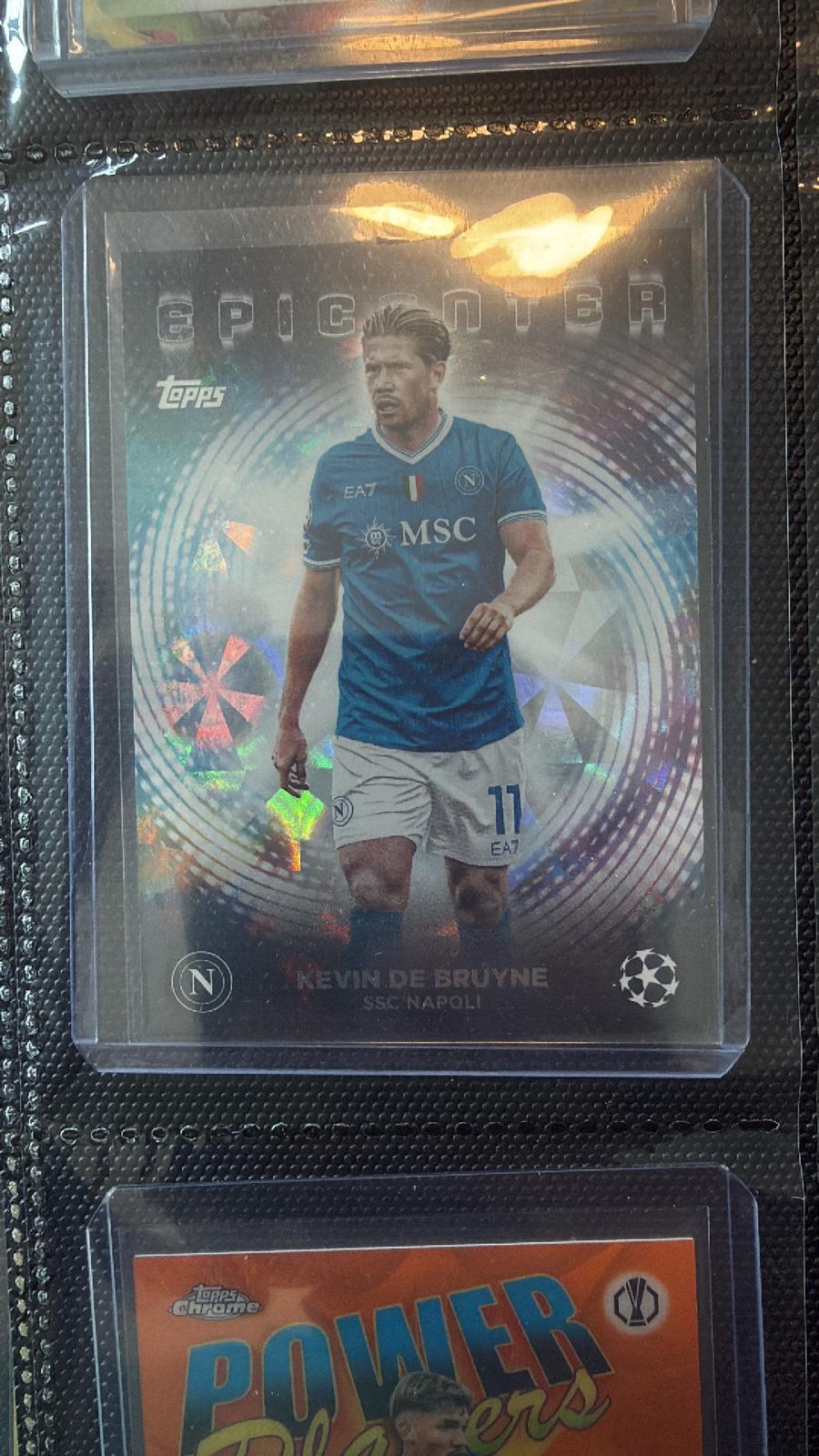 Kevin De Bruyne #EC-19 2025 Topps UEFA Epicenter