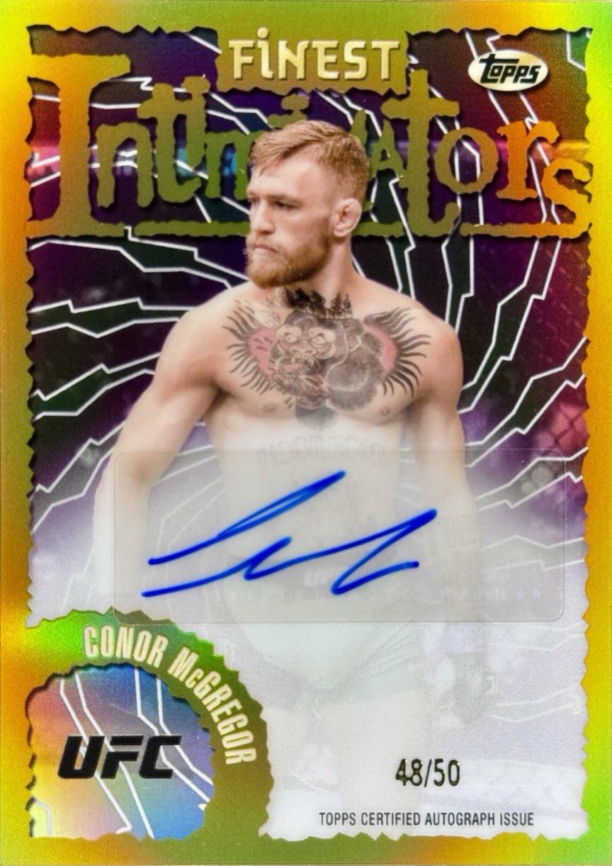 Conor McGregor [Gold Refractor] #IA-CMG Prices | 2024 Topps Finest