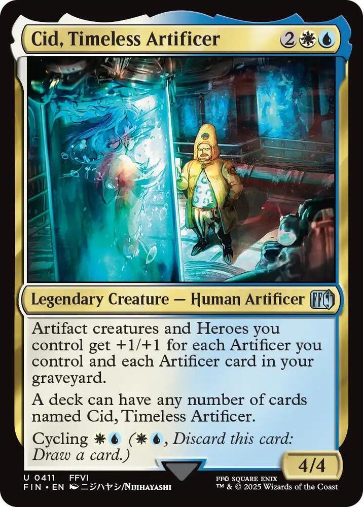 Cid, Timeless Artificer [Foil] (Magic Final Fantasy)