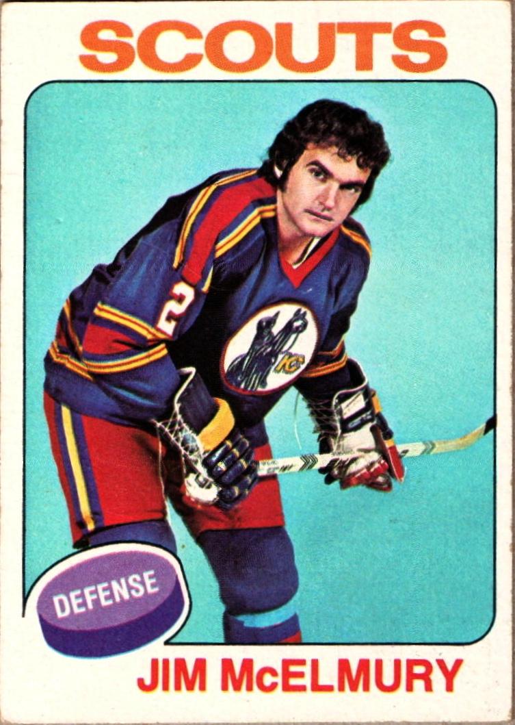 Jim McElmury #14 Hockey Cards 1975 Topps