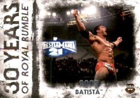 Batista #RR-15 Wrestling Cards 2018 Topps WWE Undisputed 30 Years of Royal Rumble