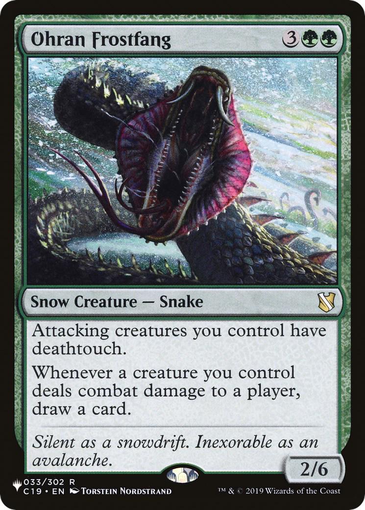 Ohran Frostfang #33 Magic The List Reprints
