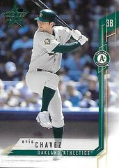 Eric Chavez [SAMPLE] #35 Baseball Cards 2001 Leaf Rookies & Stars Prices