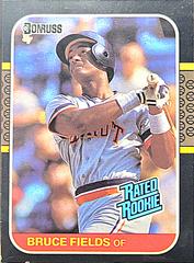 Bruce Fields #47 Baseball Cards 1987 Donruss Prices