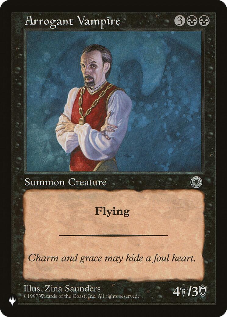 Arrogant Vampire (Magic The List Reprints)