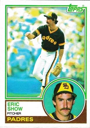 Eric Show #68 Baseball Cards 1983 Topps