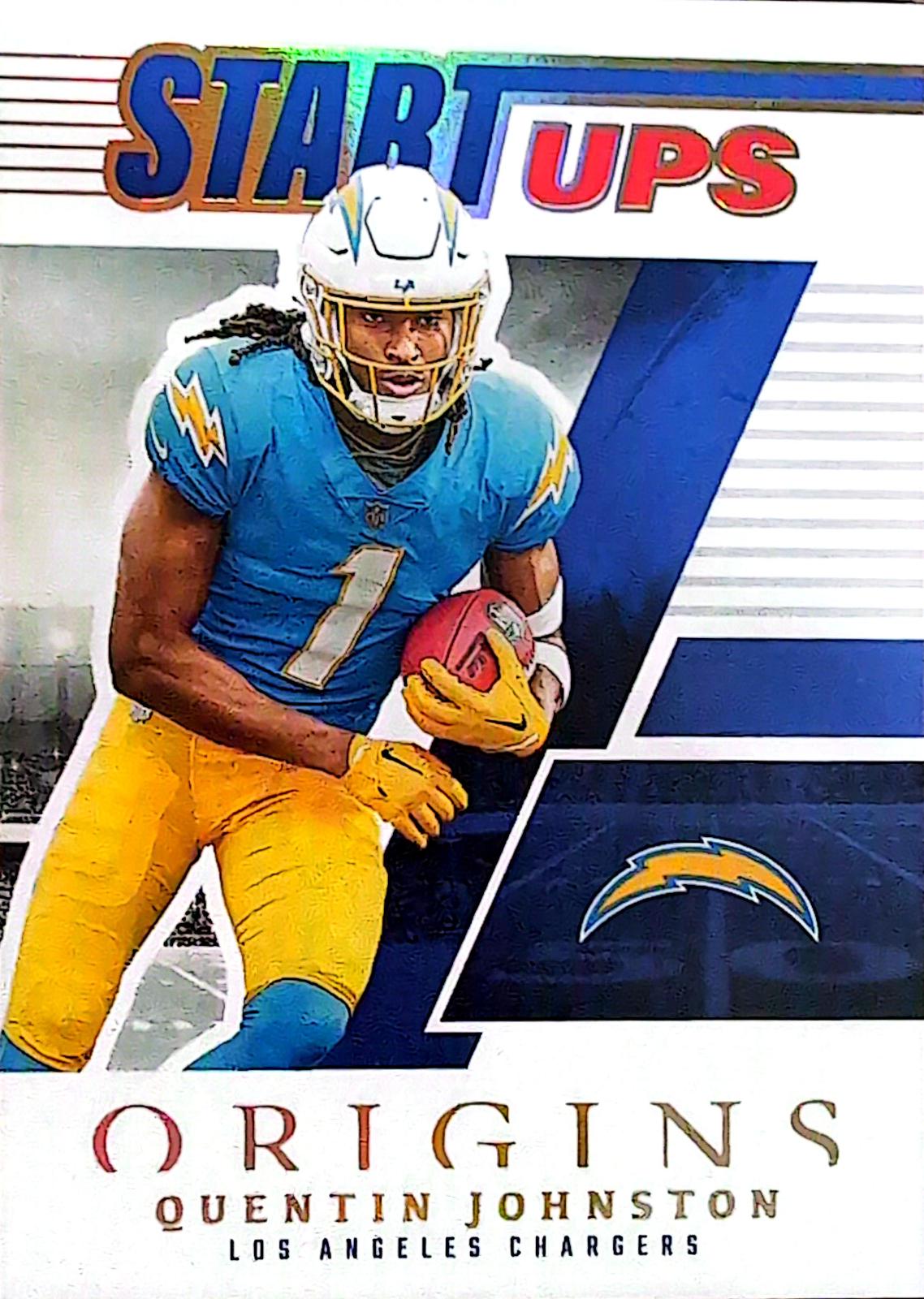 Quentin Johnston #SU-4 Football Cards 2023 Panini Origins Start Ups