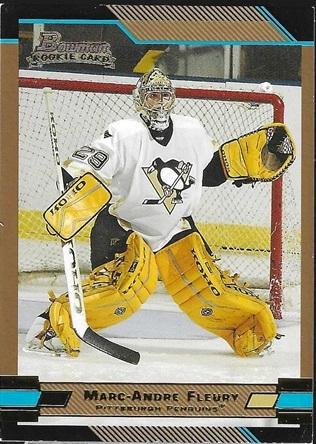 Marc-Andre Fleury #152 2003 Bowman Draft Picks And Prospects Hockey