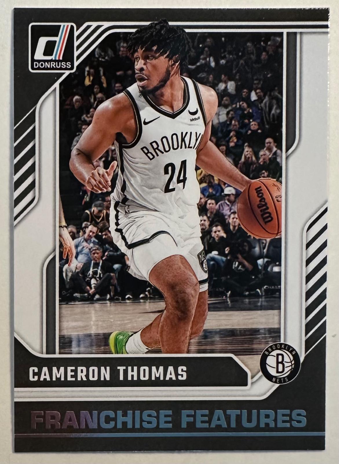 Cameron Thomas #18 Basketball Cards 2024 Panini Donruss Franchise Features