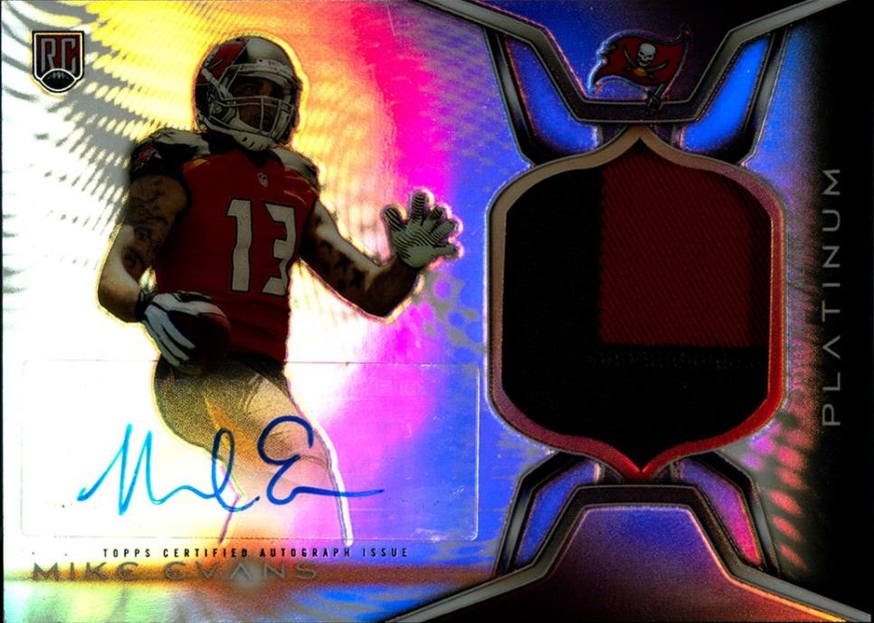 Mike Evans #ARP-ME 2014 Topps Platinum Football Rookie Patch Autographs