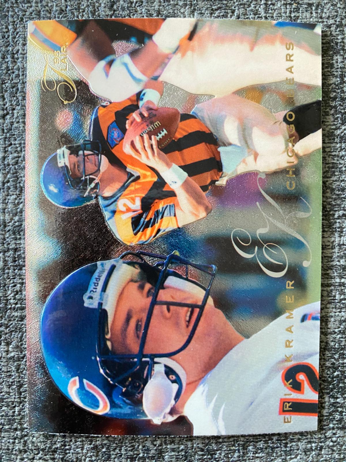 Erik Kramer #33 Football Cards 1995 Flair