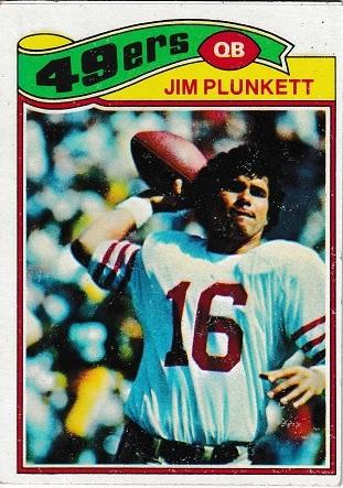 Jim Plunkett #331 Football Cards 1977 Topps