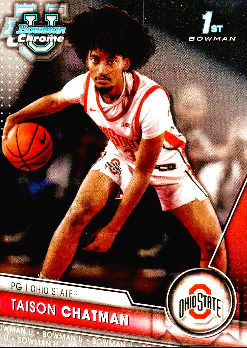 Taison Chatman #62 2023-24 Bowman University Chrome Basketball