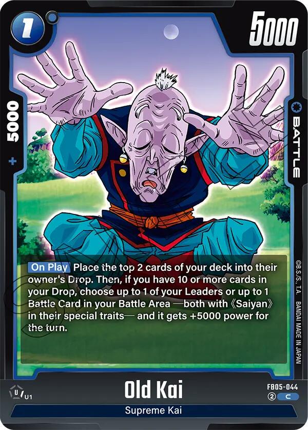 Old Kai FB05-044 Dragon Ball Fusion World New Adventure